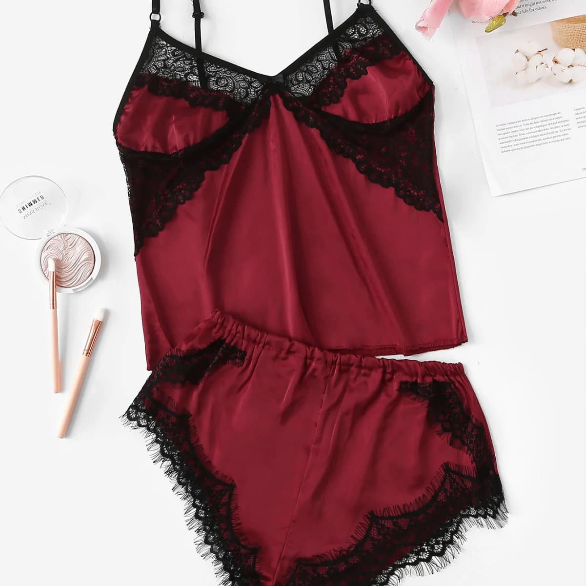 Amazon Hot Selling Pajamas Silk-Like Robe Plus Size Lingerie Nightgown eBay Source for Europe and America