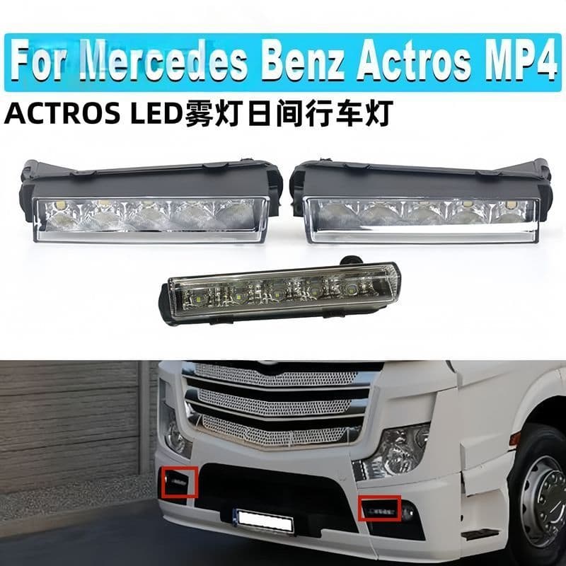 2645 2651 Mercedes-Benz Truck MP4 Daytime Running Light New ACTROS LED Fog Light Bumper Light Assembly Parts
