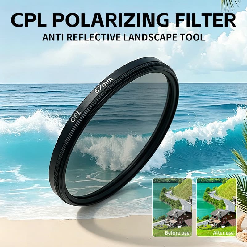 Polarizer of CPL Camera 52 67 77mm Ultra Slim CPL Camera Polarizing Filter