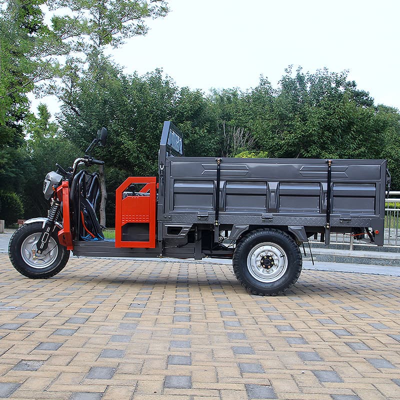 Custom Electric Tricycle for Cargo Hauling, Heavy-Duty Double-Layer Frame, Agricultural Transport, Export Electric Vehicle