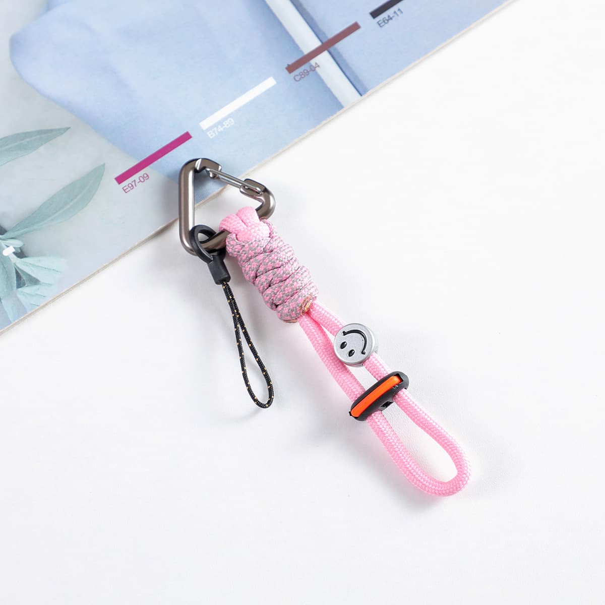 Water Bottle Hanging Buckle, Carabiner Clip, Mineral Water Lanyard, Outdoor Backpack, Water Cup Hook, Paracord, Hand-Woven Hiking Accessories