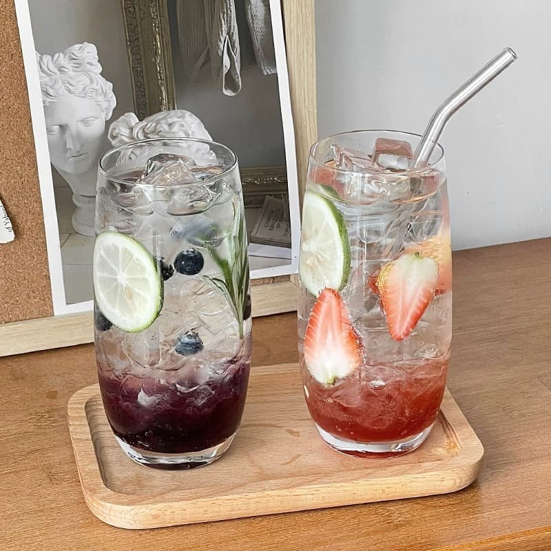 Mojito Cocktail Fruit Tea Glass Highball Glass Restaurant Glass Water Glass Ins Glass Crystal Glass