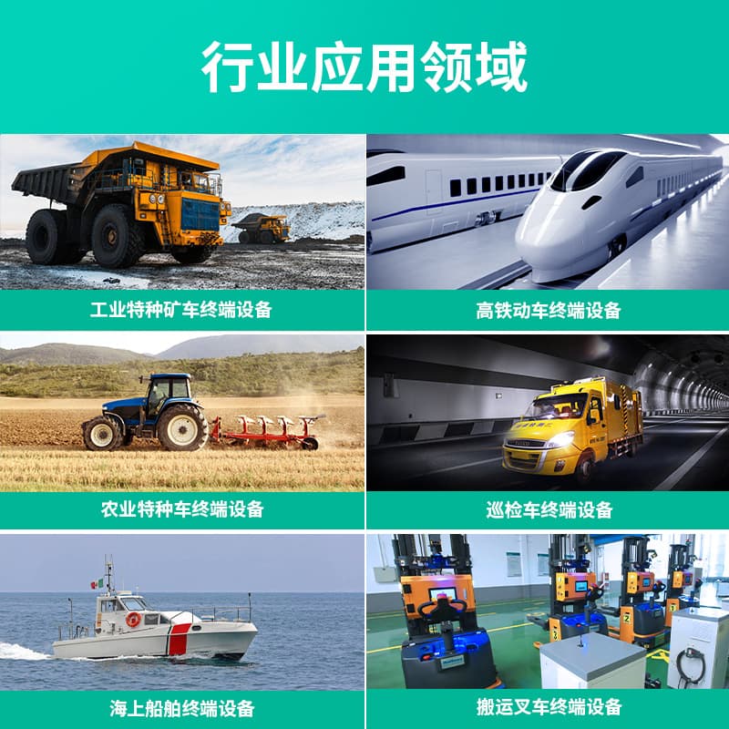 Vehicle Android Industrial All-in-One PC Shockproof Navigation Display Positioning Engineering Forklift Mining Vehicle Industrial Touch Tablet