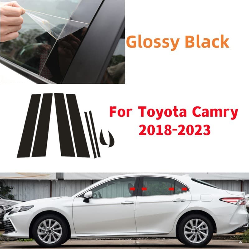 Window trim for Toyota Camry 2018-2022, Toyota 06-11 Camry PC center pillar sticker