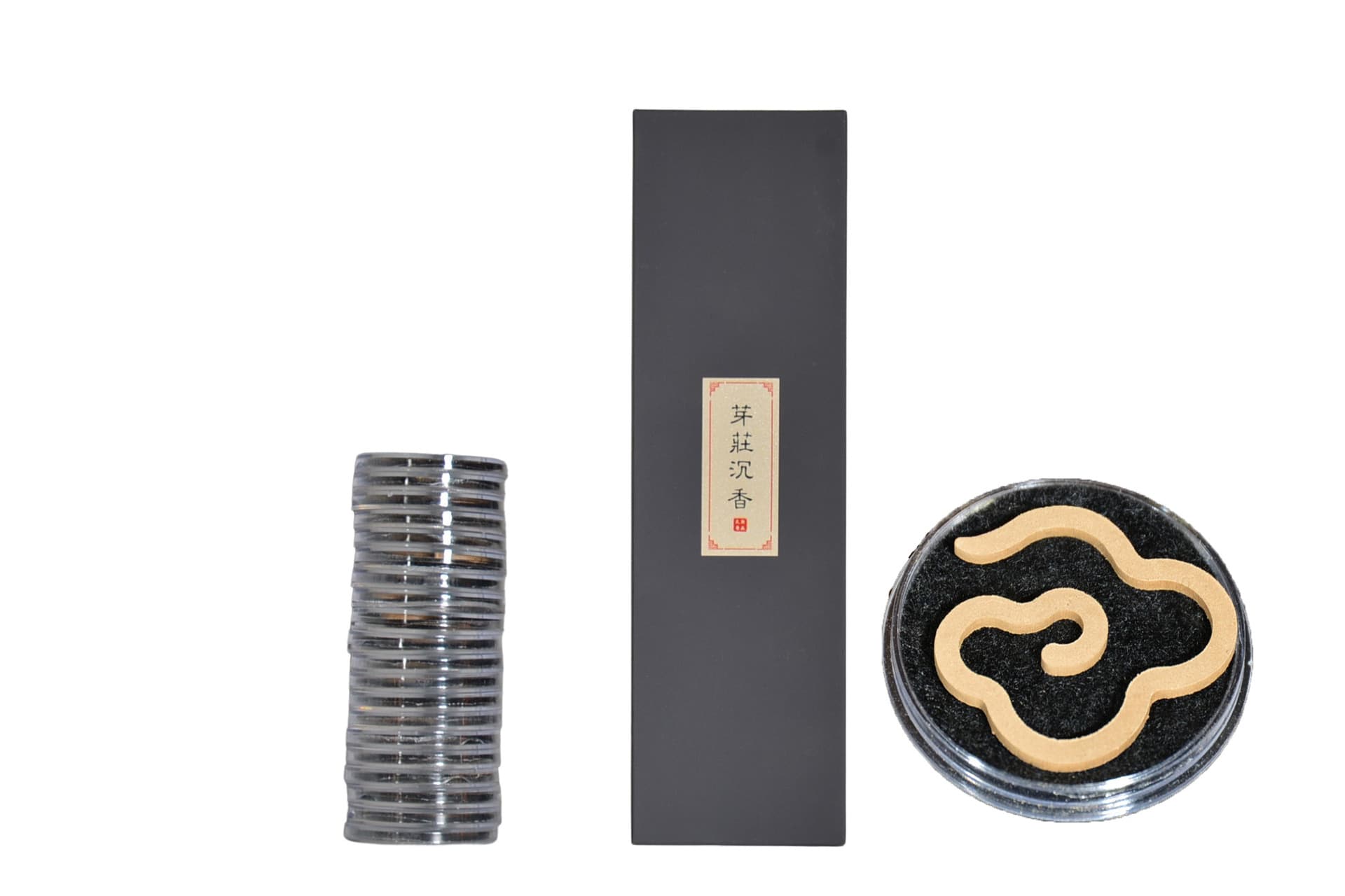 Natural Nha Trang Agarwood Auspicious Cloud Slices, Stick-Free, Gift Box, Home Gift, Indoor Air Purifier