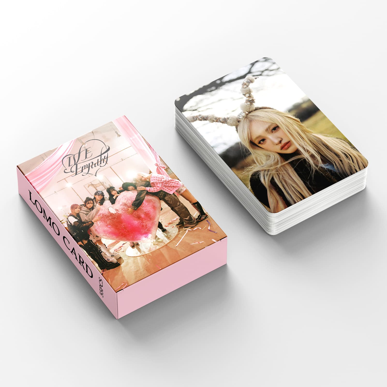 55 IVE mini-cards available now! IVE EMPATHY cards by Wonyoung Jang.