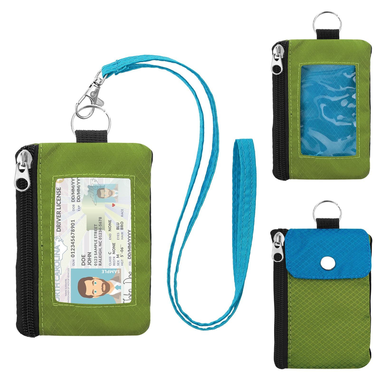Cross-Border Coin Purse Signal Shielding Flip-Top Small Wallet Anti-Theft Card Swiping Bag Portable Coin Purse with Lanyard Key