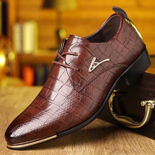 Custom Men's Pointed Toe Leather Shoes Versatile Young Groom Best Man Black Wedding Shoes Business Formal Shoes High-End Custom Men's Shoes