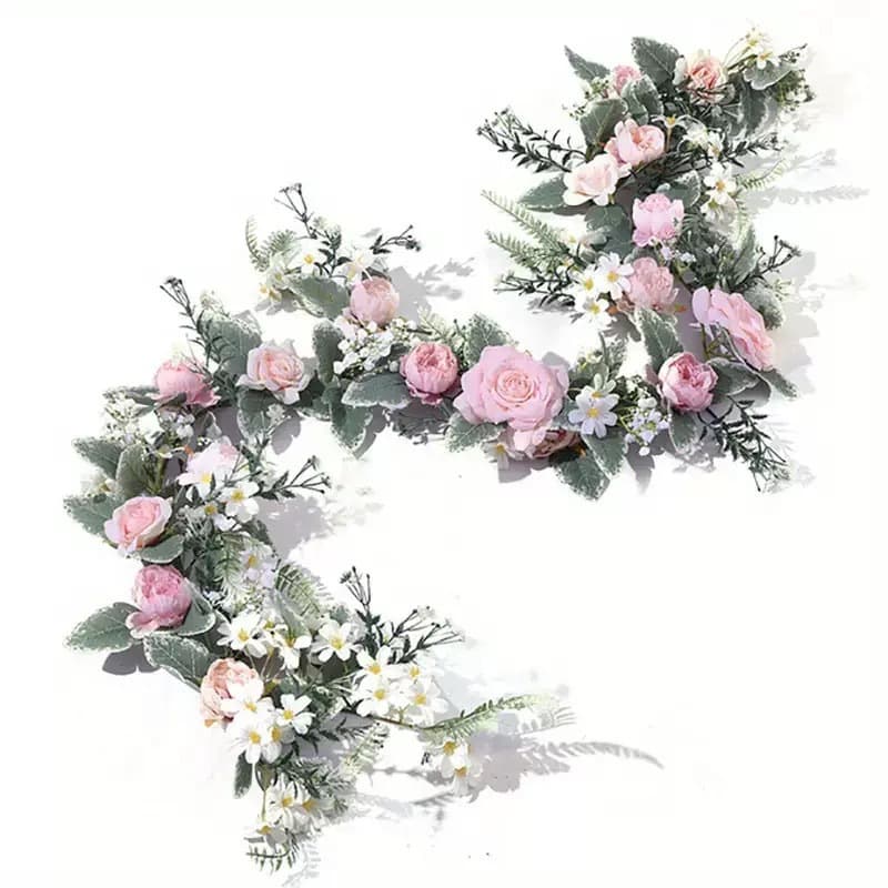 Cross-Border Best-Selling Artificial Vine Decoration for Weddings and Spring Festival Peony Vine Wedding Decoration Amazon Artificial Flower Vine