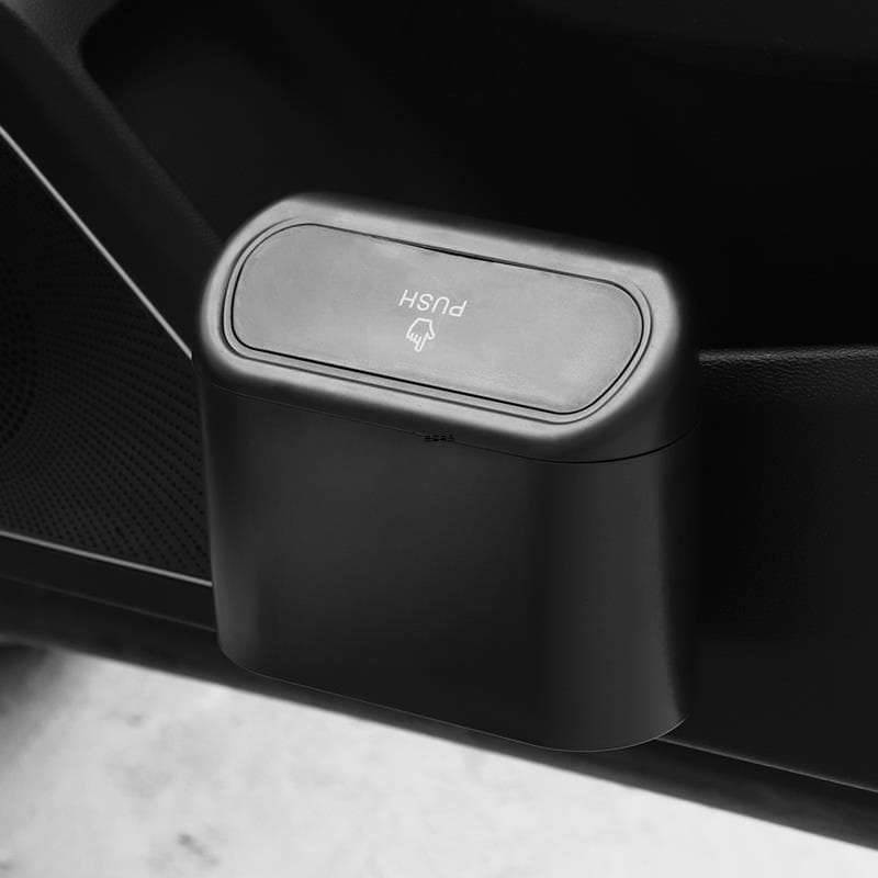 Car Trash Can, Hanging Car Garbage Bag, Multifunctional Car Storage Trash Bin for Front and Rear Seats