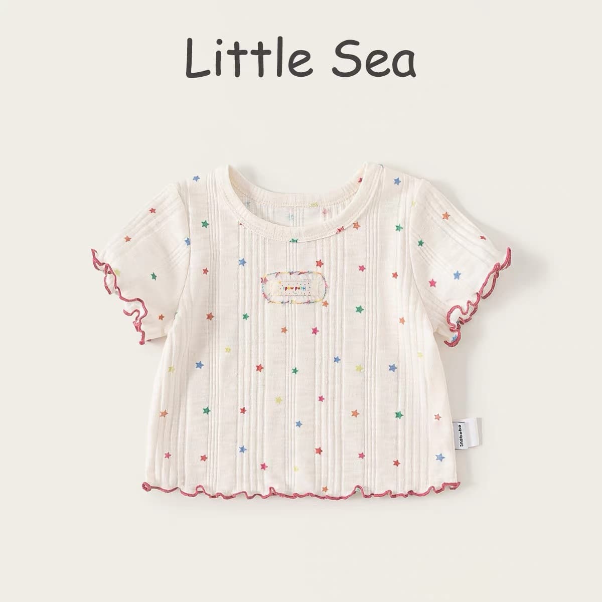 Girls' Short-Sleeved T-Shirt Summer 2026 New Style Unique and Beautiful Children's Clothing for Little Girls Baby Girl Summer Fashionable Top