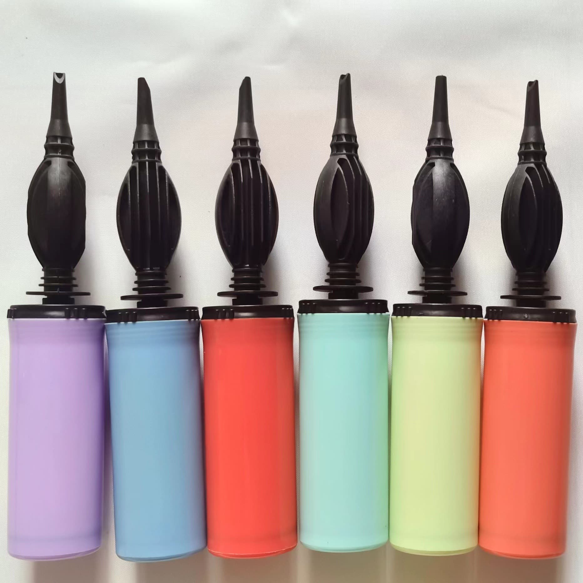 Supply wholesale 25CM diameter 4.6CM inflator, portable push inflator pump, party decoration balloons