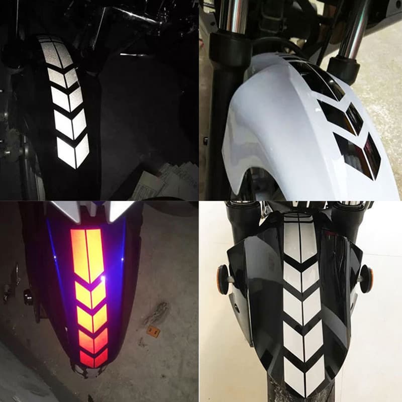 Factory Direct Electric Motorcycle Decorative Reflective Sticker Laser Decal Personalized Creative Waterproof Sticker
