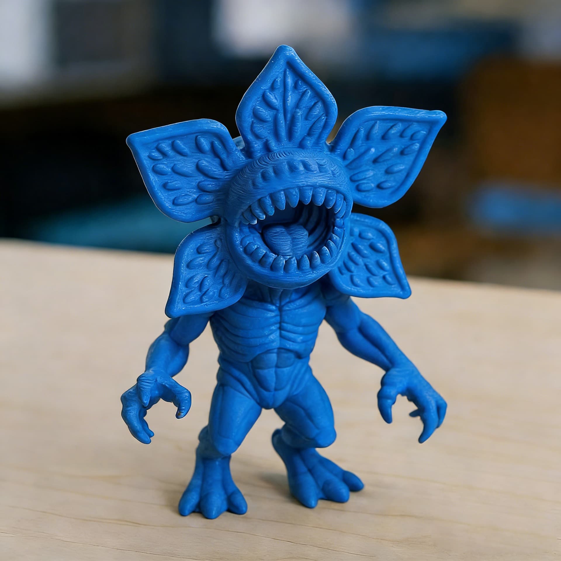 Cross-border Eerie Monster Duck Statue 3D Printed Art Toy Desktop Collectible Figurine