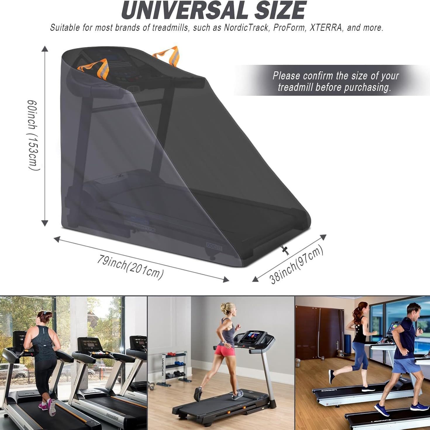 Fitness Equipment Protective Cover for Outdoor Home Treadmill Cover Dustproof Sunproof Waterproof Amazon Cross-Border Factory