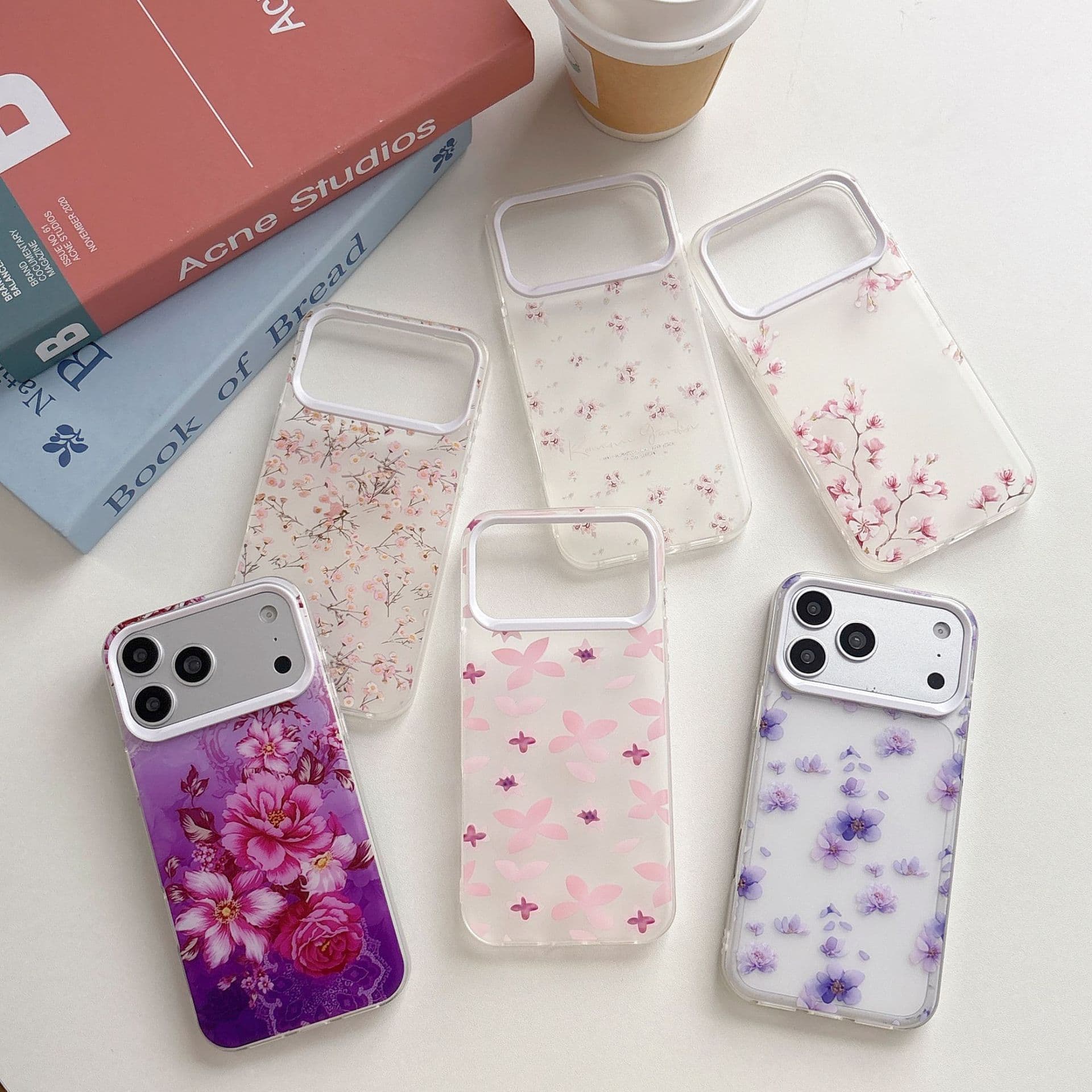 Suitable for high-end spring IPhone17PROMAX mobile phone case Apple 12/11 hot model 15Pro soft 7 floral