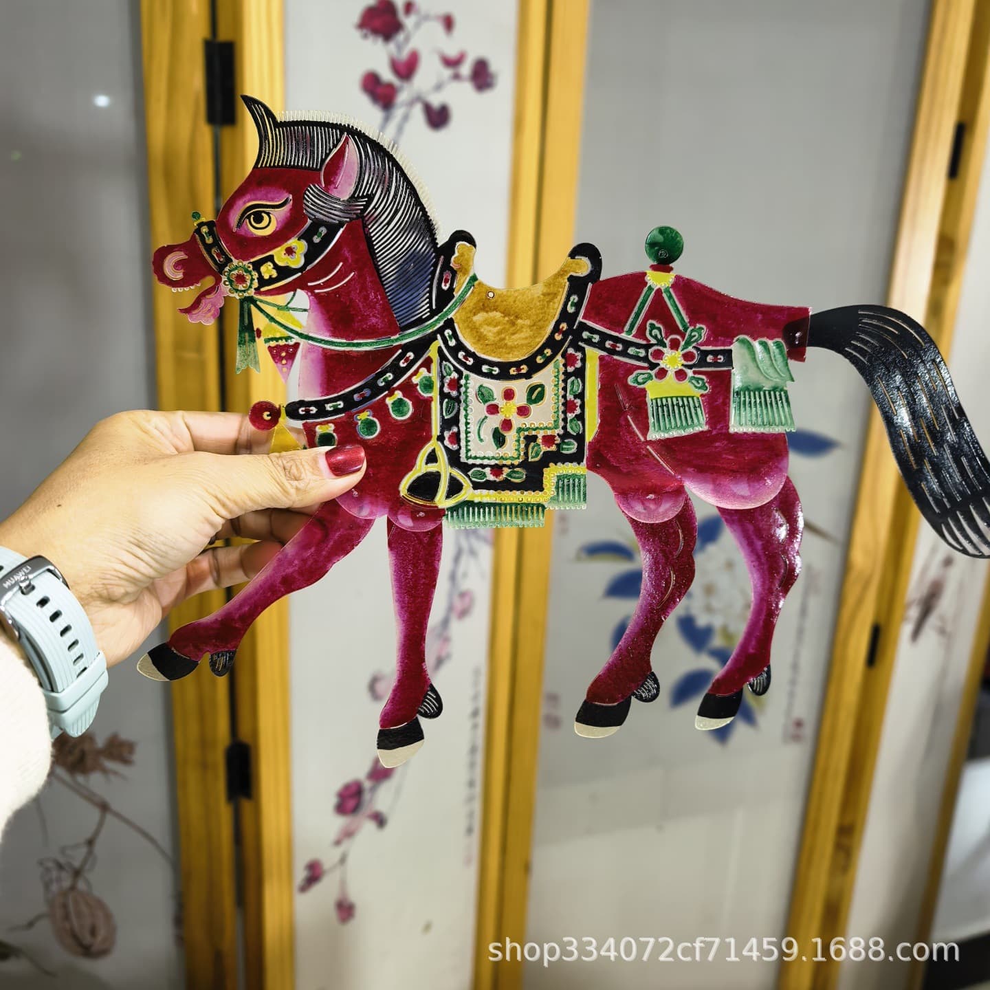 Animal Horse Picture Book Shadow Puppet Props Performance Set Kindergarten Handmade Shadow Puppet Figure DIY Material Kit