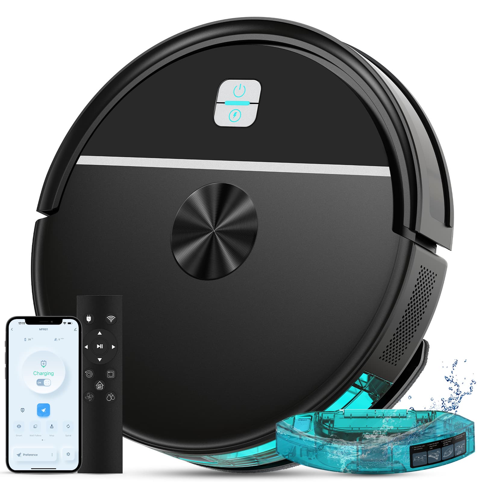 Customized Mfr01 Sweeping Robot, Smart Home Cross-Border European and American Fully Automatic Sweeping, Suction and Mopping All-In-One Vacuum Cleaner