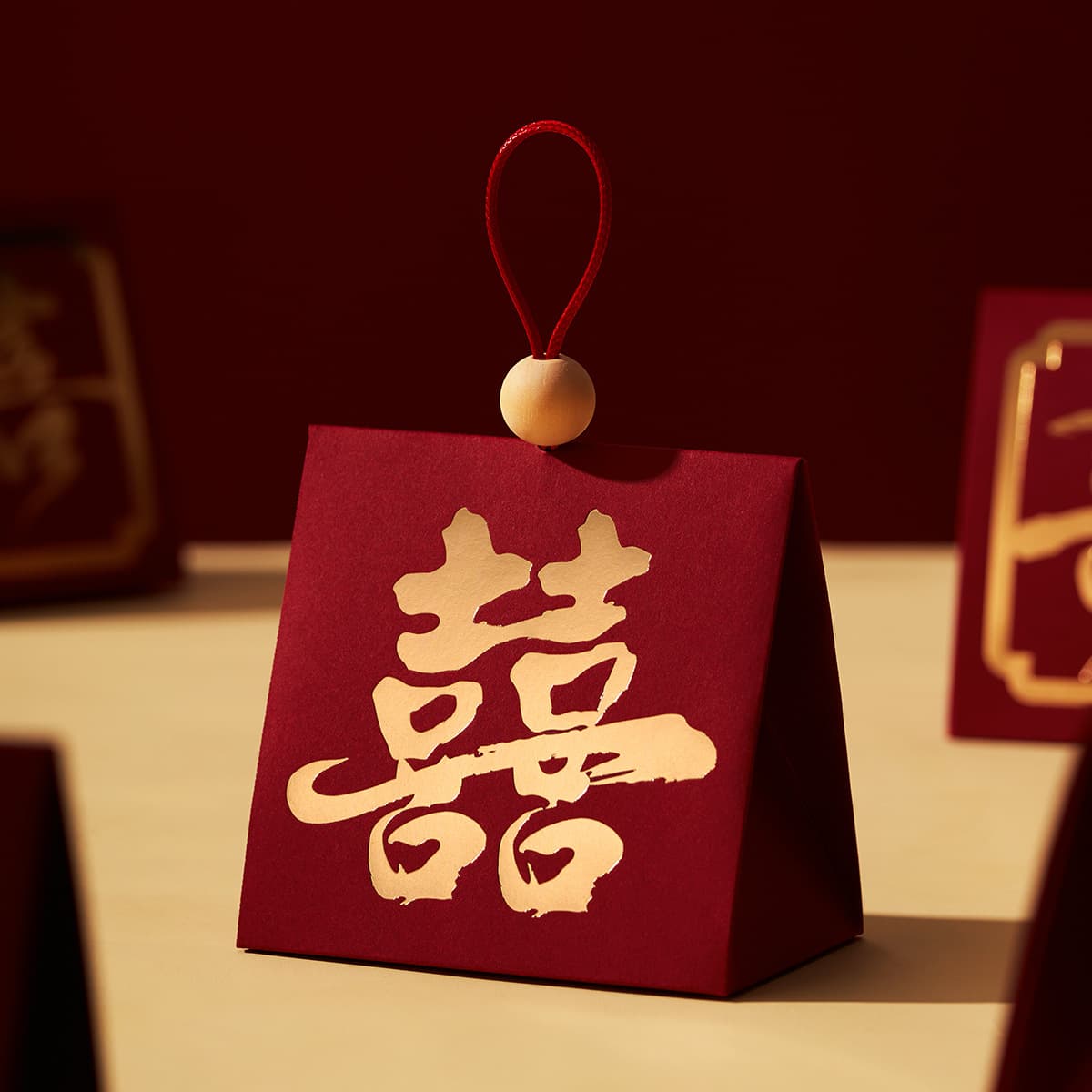 New Chinese-style Wedding Candy Box Gift Set Empty Box for Engagement and Marriage Candy Bags Packaging Box