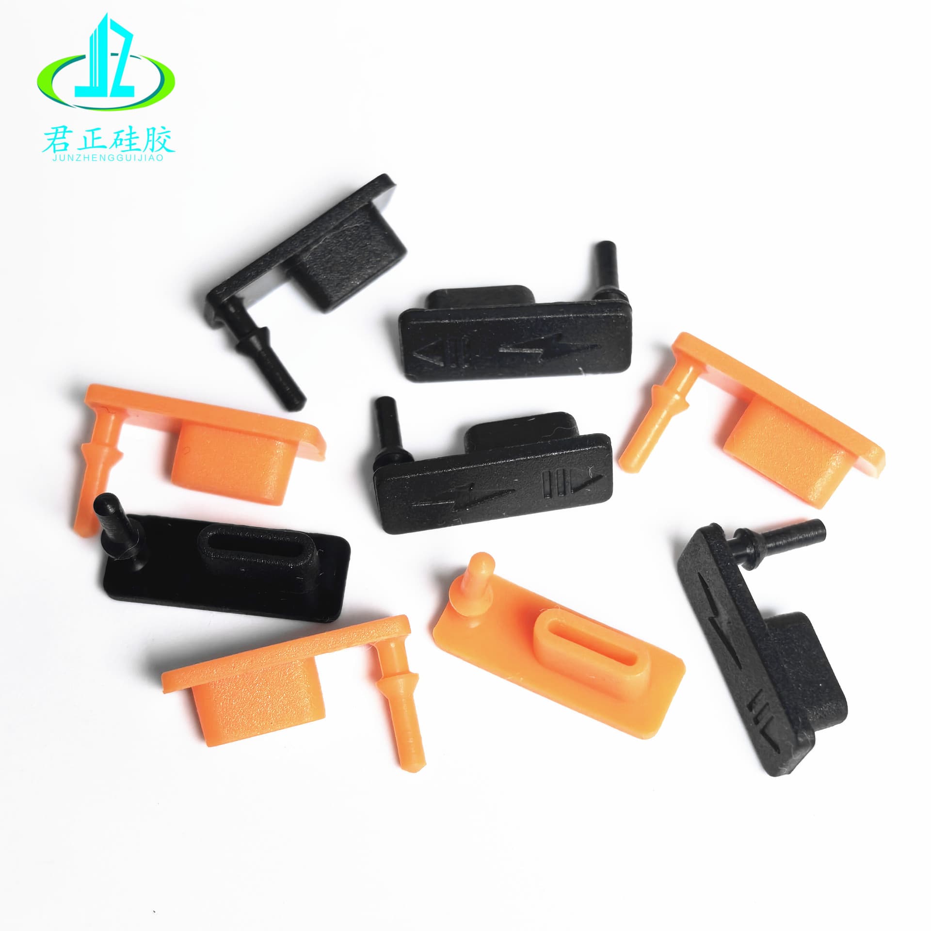 16*6 square typec dustproof plug usb waterproof plug type-c dustproof cover charging port silicone plug