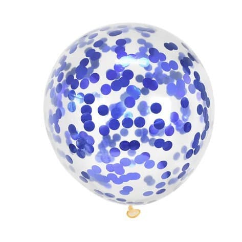 Cross-border Trade 12-Inch Sequin Balloon Transparent Confetti Balloon Color Aluminum Foil Sequin 2.8g Balloon