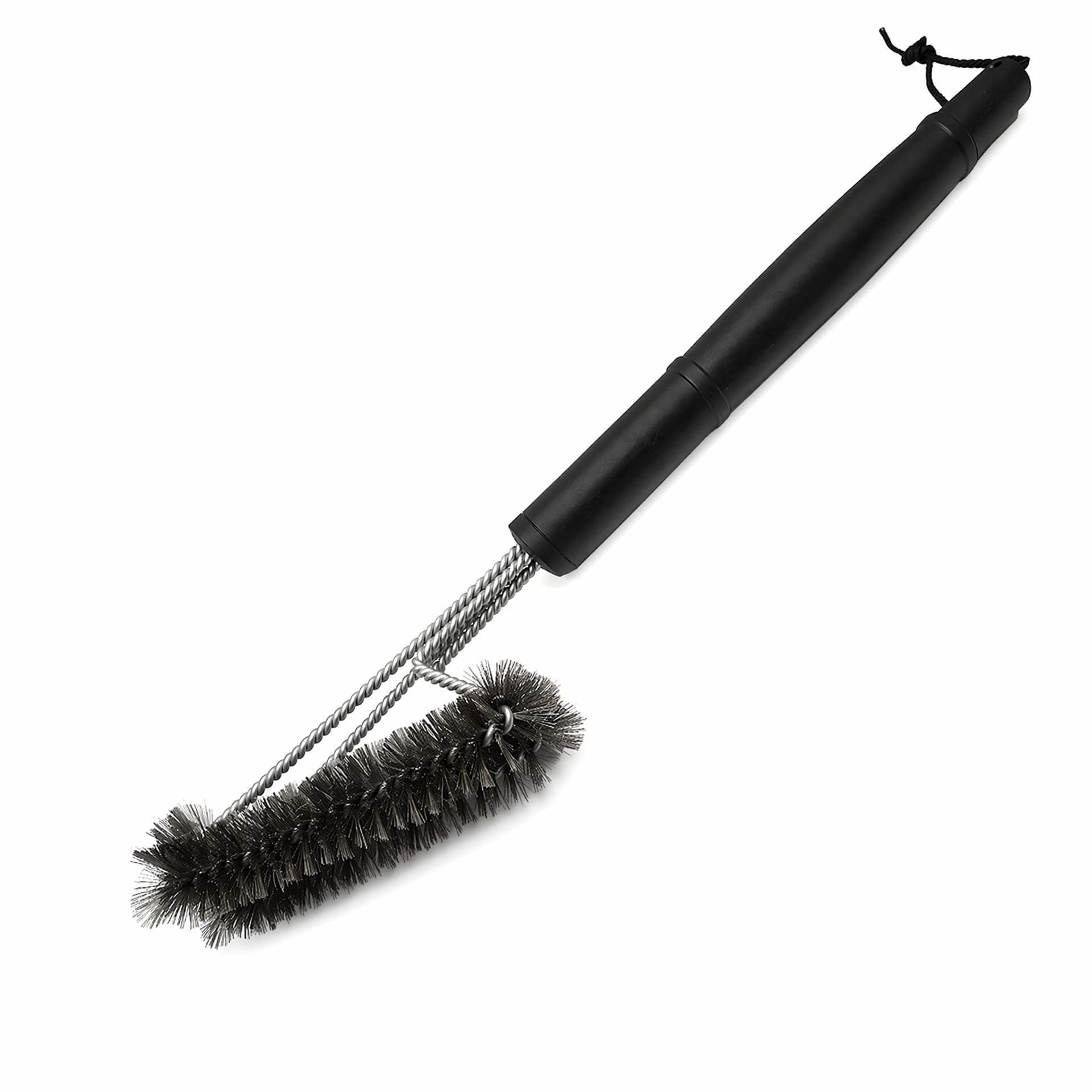 Cross-border hot selling stainless steel double-headed barbecue grill grill grill net cleaning brush BBQ grill tool no