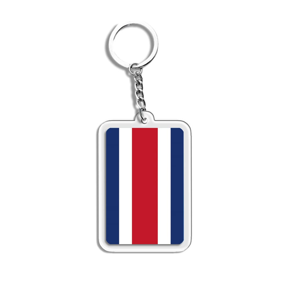 Temu Hot Selling Football Fan Gift: National Flags, Union Jack, Star-Spangled Banner Acrylic Keychain Small Pendant