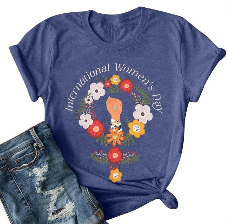 Women's History Month Shirt Celebrate Women T-Shirt Inspire Inclusion Women's