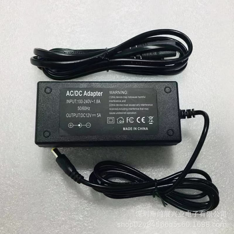 12V 5A Power Adapter 12V 5A Power Supply for Lights