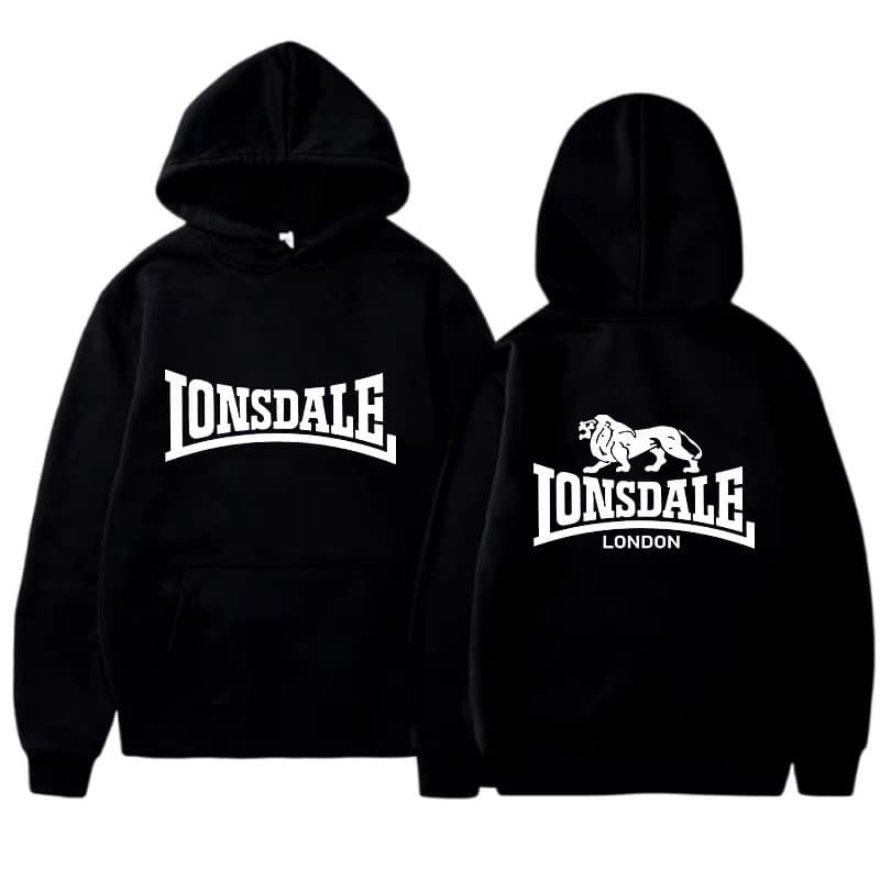 LONSDALE Hoodies for Men Loose Casual Sweaters Hooded