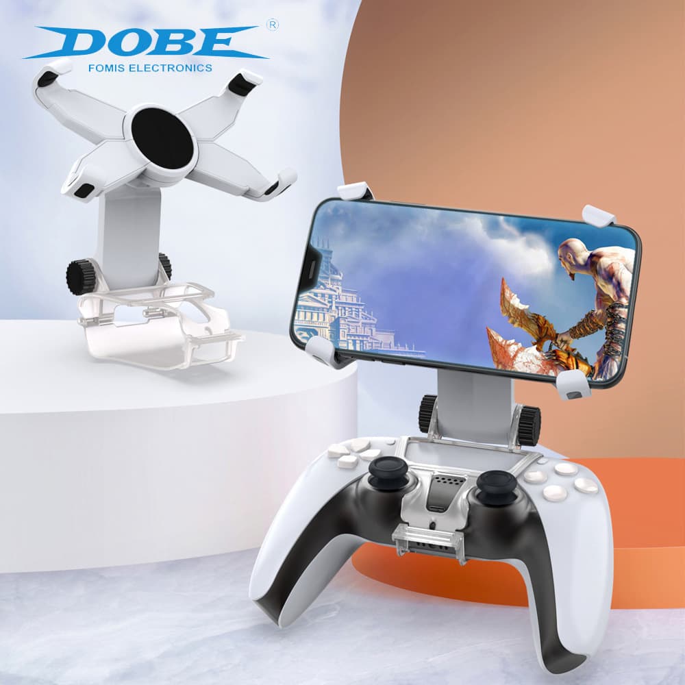 PS5 Controller X-Shape Stand PS5 Wireless Controller Stand PS5 Bluetooth Controller Holder Adjustable PS5 Phone Mount