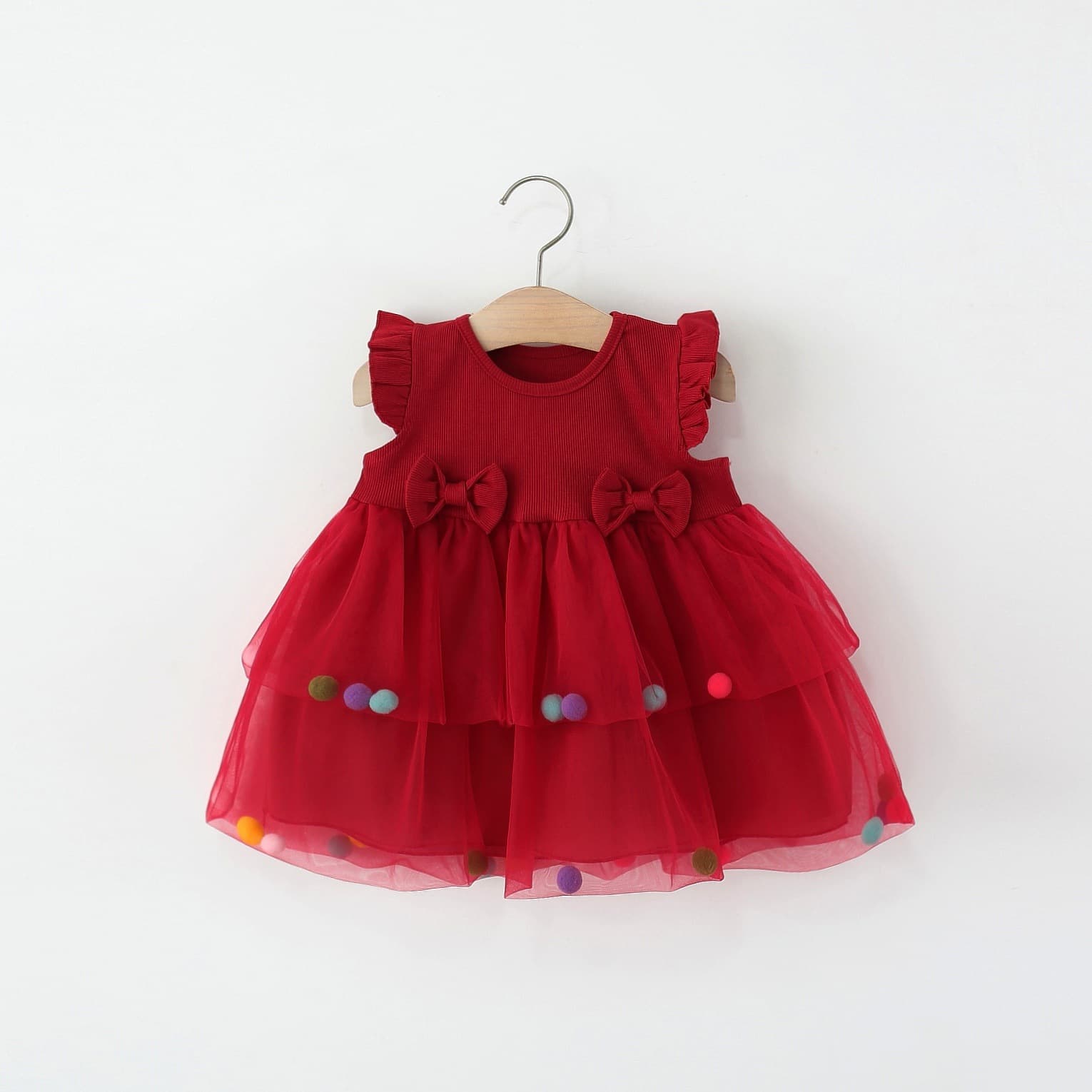 3669 Girls' Summer Dress New Style Children's Skirt Korean Style Baby Girl Summer Dress Mesh Princess Dress Children's Skirt