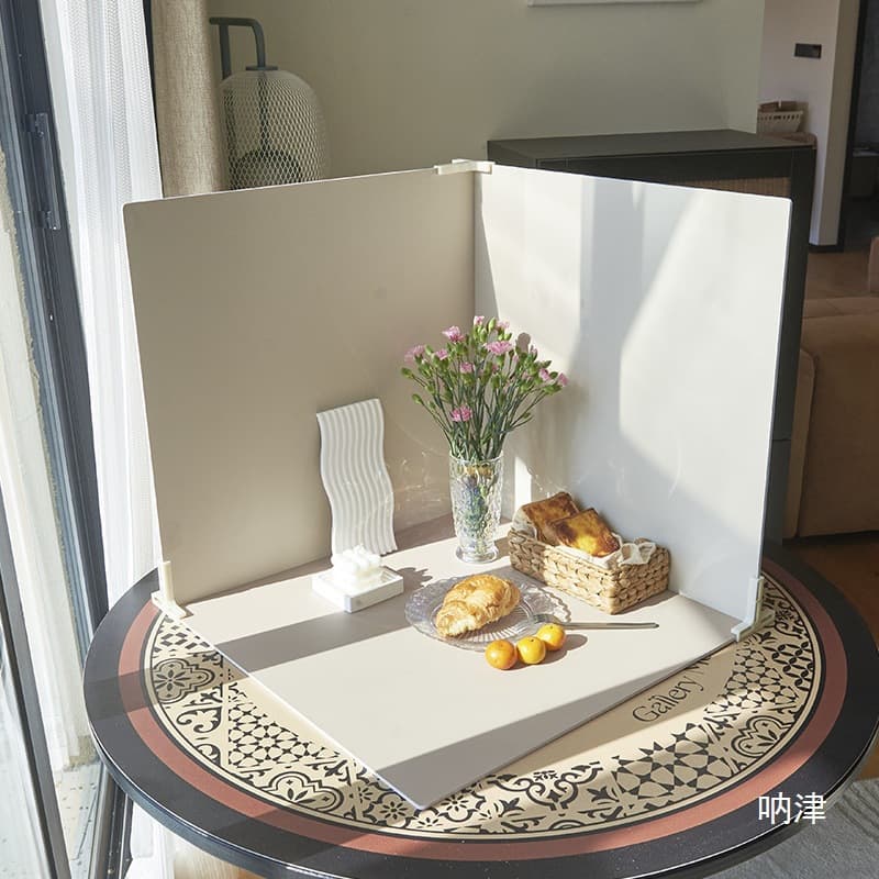Photo Background Board Solid Color Cosmetics Still Life Cake Food Photography Instagram Props PVC Film Paper Cloth Grain