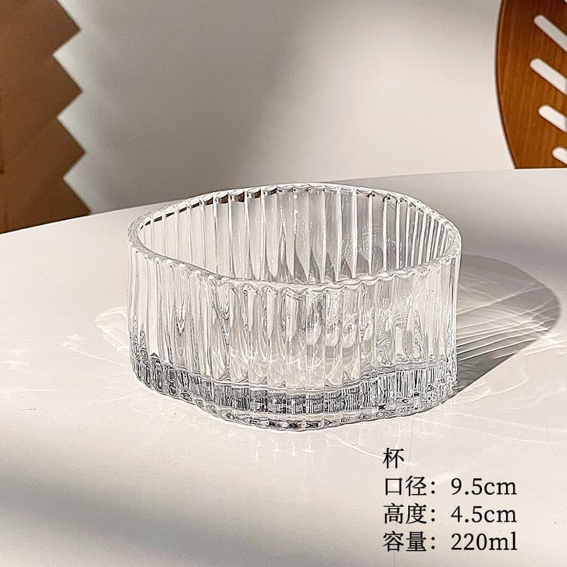 Glass Dessert Bowl Premium Yogurt Fruit Bowl Sugar Water Tremella Soup Bird's Nest Bowl Personal Tableware