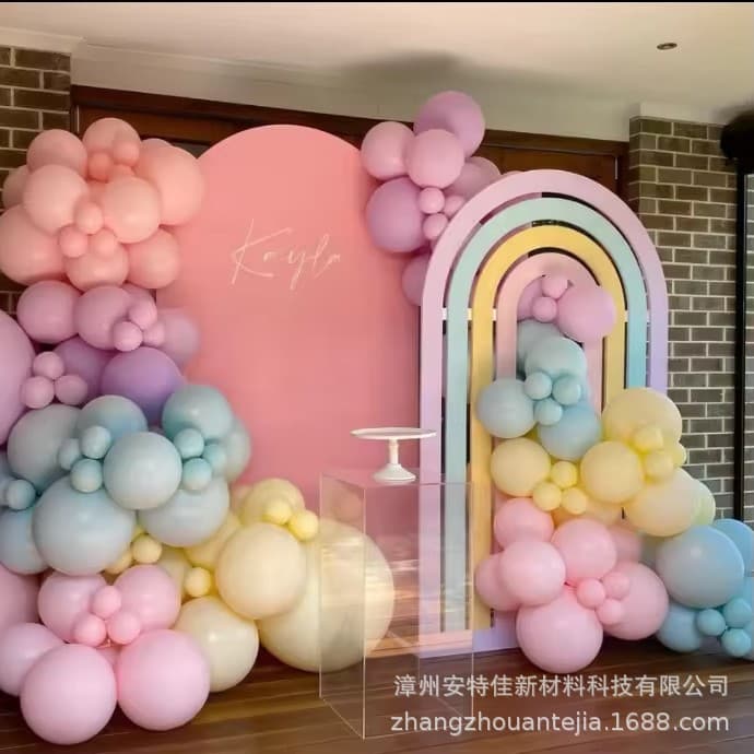 Photo background wall wedding arch decoration wedding layout scene props dessert table background scene props