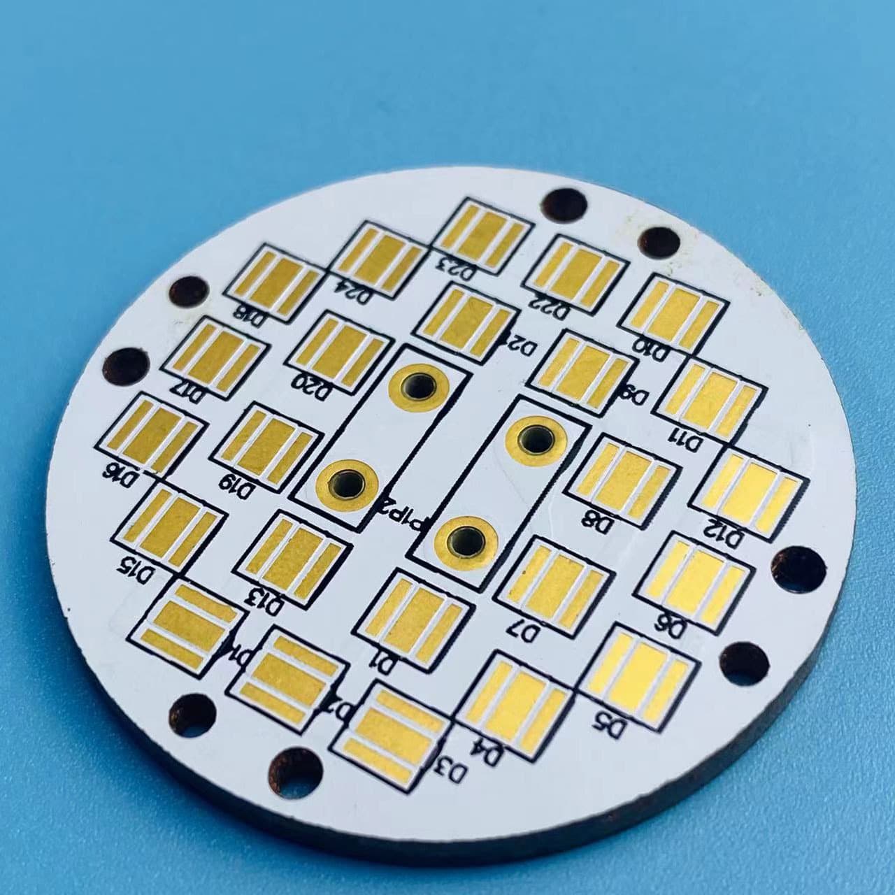 High heat dissipation automotive high-power copper substrate, LED thermoelectric separation metal-based circuit board, immersion gold process