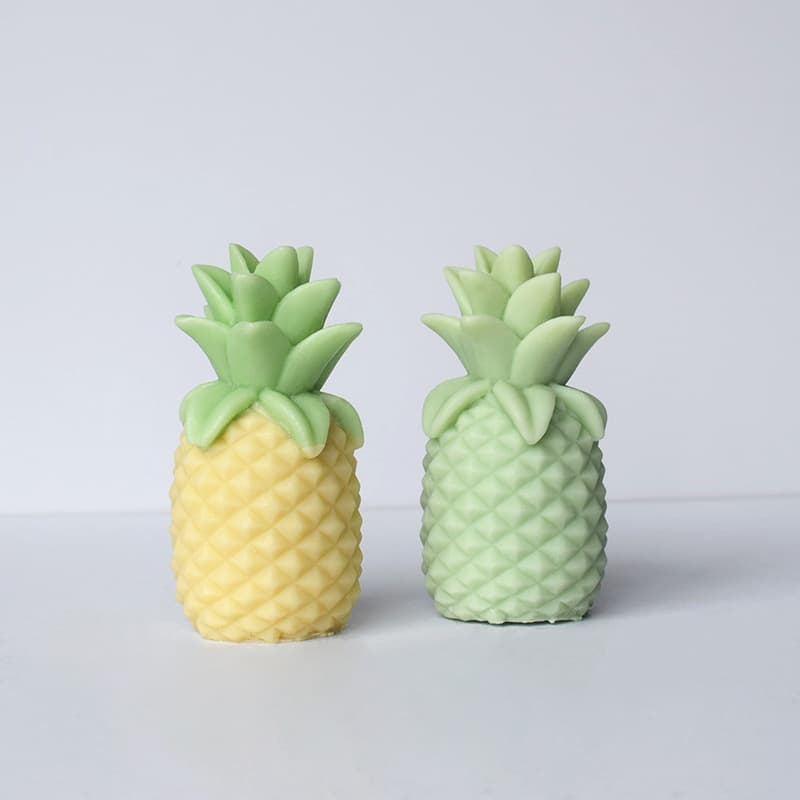 DIY 3D Pineapple Candle Silicone Mold Realistic Pineapple Fruit Cake Mousse Chocolate Commercial Mold