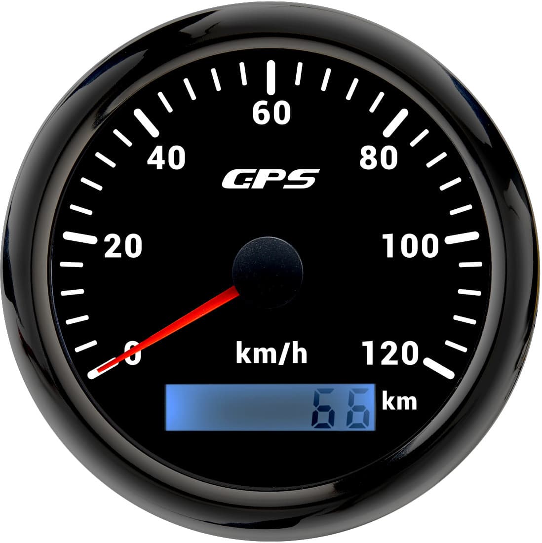 Cross-border exclusive supply of GPS speedometers for car modifications, boats, and yachts, with 7-color backlight and 85mm 0-120km/h speedometer.
