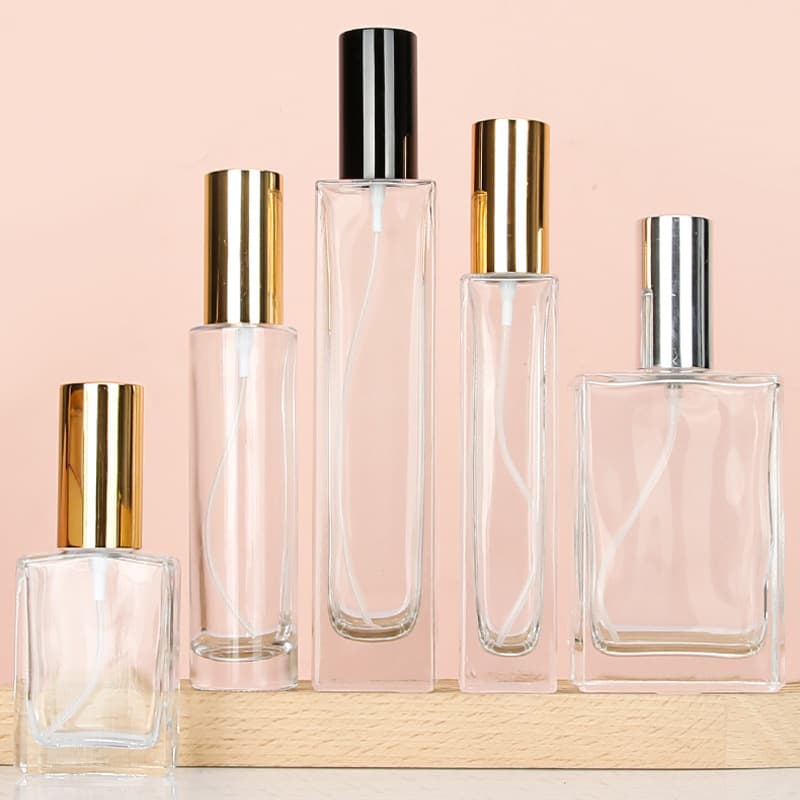 Perfume dispensing bottle, high-end screw-top glass perfume bottle, empty bottle, high-end spray bottle, 10ml beauty and daily chemical packaging