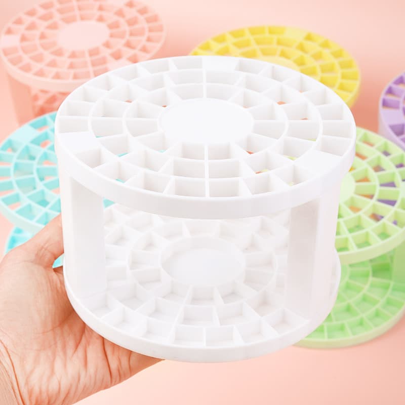 Hole-inserted painting pen holder plastic display multi-functional storage art pen holder brush makeup brush storage rack pen holder