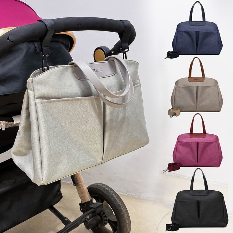 Cross-Border Fashion Mom Bag Multifunctional Handheld Shoulder Crossbody Insulated Maternity Milk Powder Diaper Bag Baby Bag