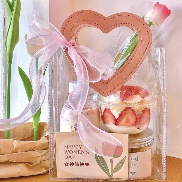 Wedding Tote Bag Plastic Gift Bag Festival Practical Empty Box Gift Box Ins Style Wedding Favor Bag