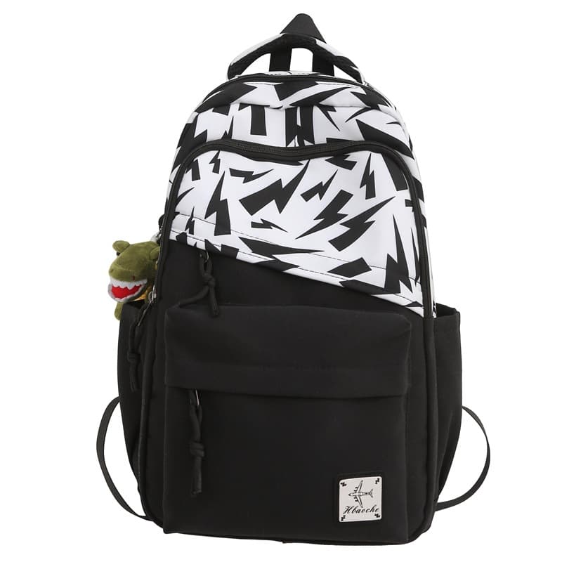 School bag for women ins style Korean style large capacity backpack for men Harajuku junior high school and high school student backpack cross-border hot style