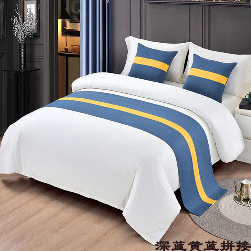 Luxury hotel bed runners, bed flags, bed footers, home bedding, beauty salon bedding, bedspreads, cross-border wholesale