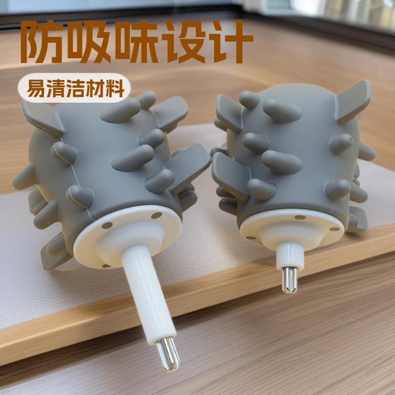 EU CE certified garlic peeler, 3L and 2L meat grinder compatible garlic peeler and skin remover.