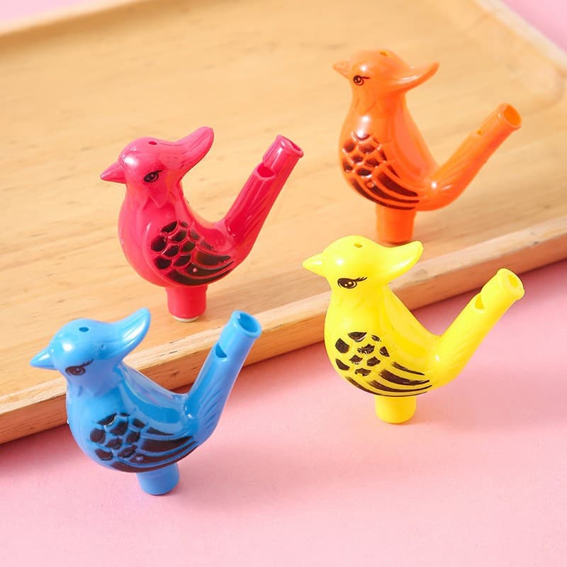 Cross-border Exclusive Water Bird Whistle Wind Instrument, Whistle Harmonica Water Play Toy, Infant Oral Muscle Training Small Trumpet