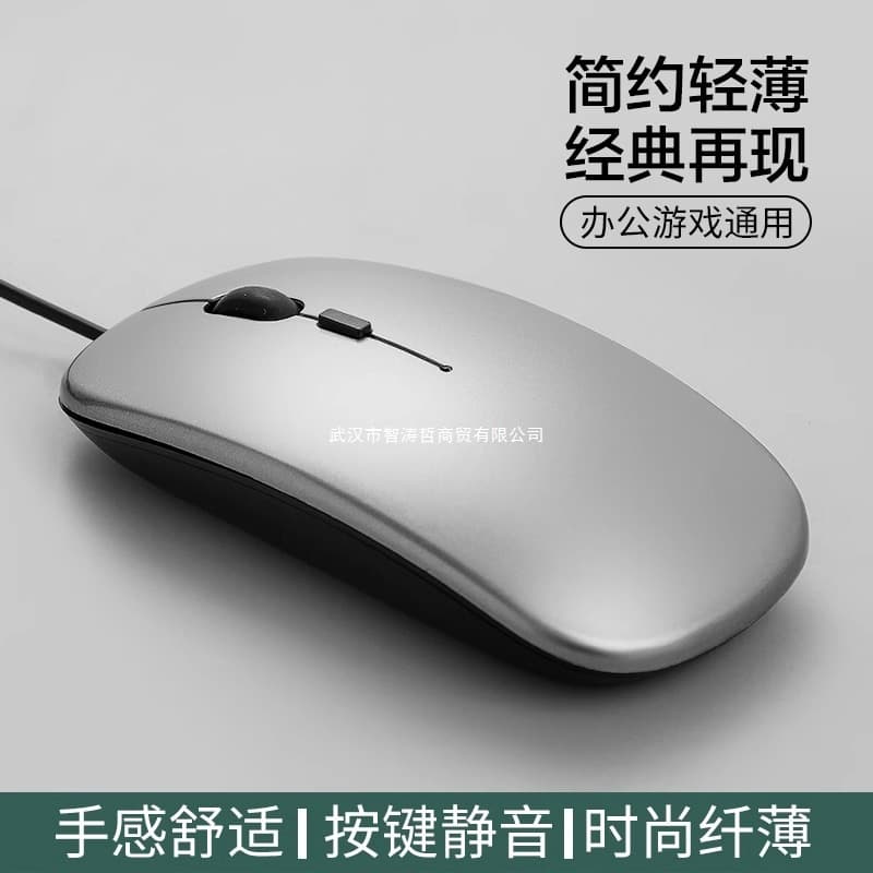USB Wired Silent Mouse for Office, Desktop, Laptop, Business, Universal Scroll Wheel, Optical Ergonomic USB