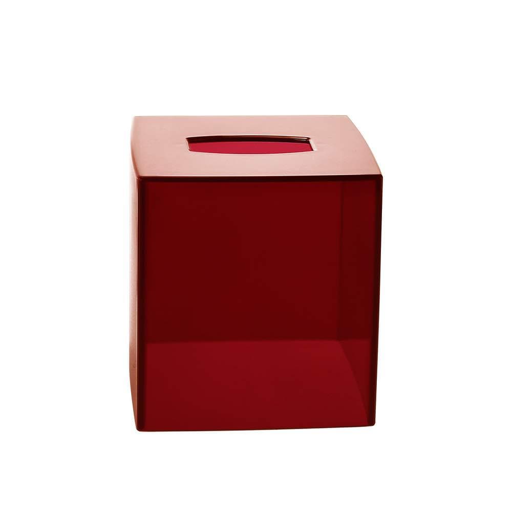 Red Personalized Acrylic Hotel Custom Storage Box Cup Holder Toothbrush Wash Disposable Toothbrush Organizer