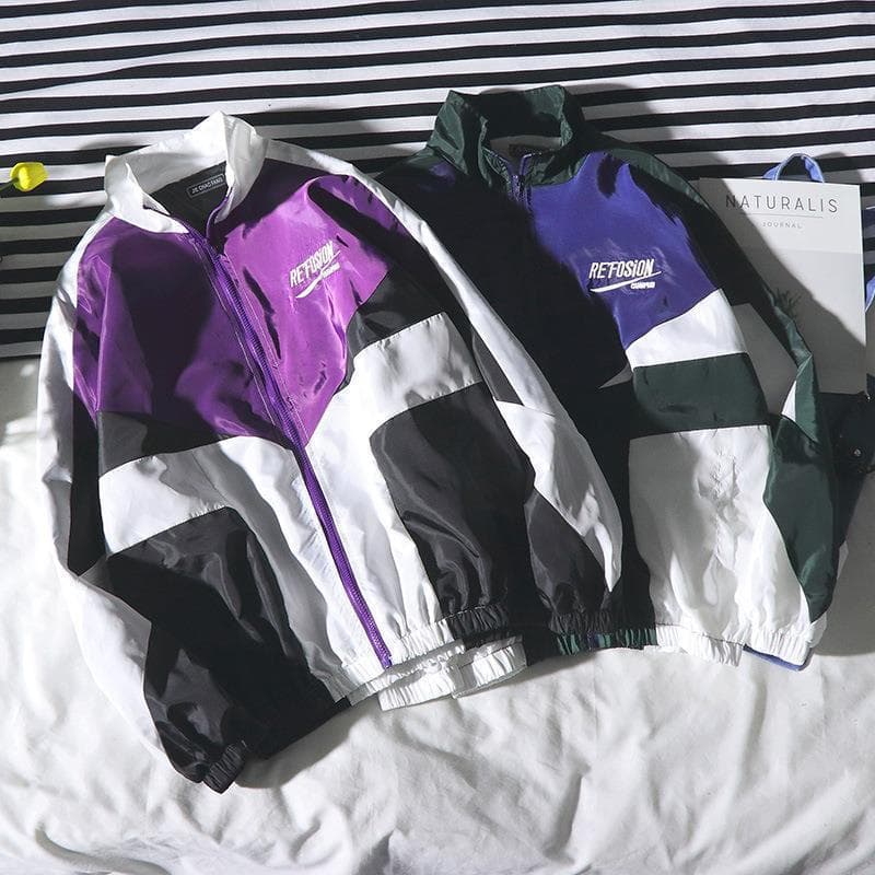 Hot Sale Of The Season Autumn Hip Hop Style Loose Fit Jacket for Men Korean Version Hong Kong Style Couple Outerwear Casual Stre