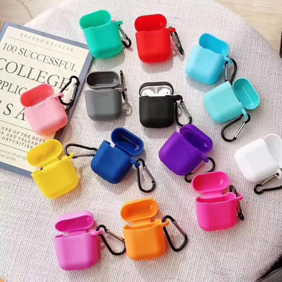 AirPods 2nd Generation Apple Earphone Protective Case Silicone Anti-Drop Case for Bluetooth Headphone Box, Durable and Slim